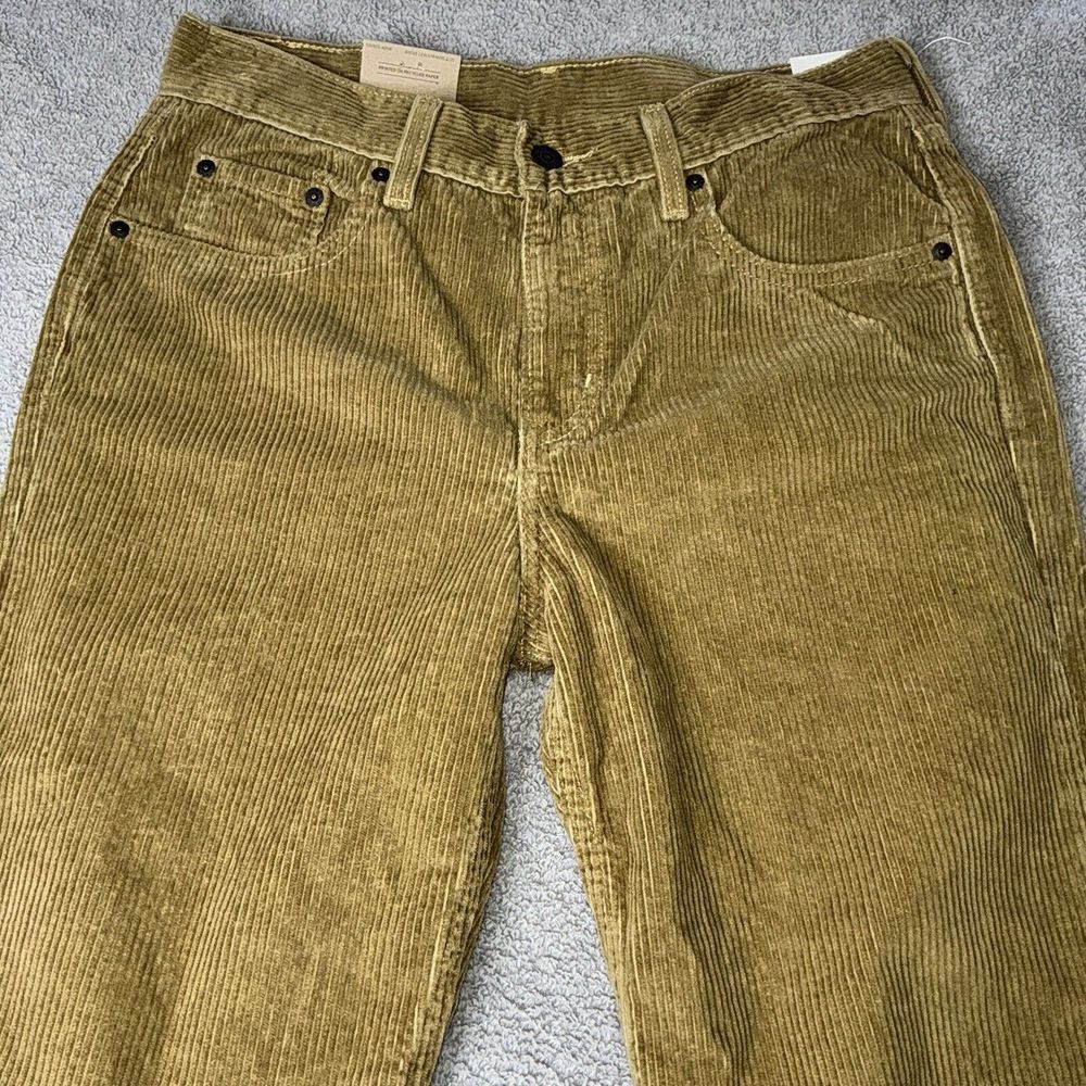 Levis 314 NWT Women 28x30 Shaping Straight Brown Corduroy Stretch Pants Mid Rise - Picture 2 of 8